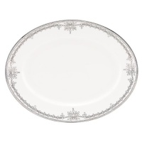Lenox Marchesa Couture Oval Platter, Empire Pearl Lenox Marchesa Couture Oval Platter, Empire Pearl