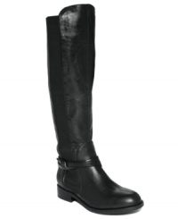 R2's Honduras riding boots are a sophisticated addition to your wardrobe. With an adjustable ankle strap and elastic gore on the outside shaft, they're comfortable too! R2's Honduras riding boots are a sophisticated addition to your wardrobe. With an adjustable ankle strap and elastic gore on the outside shaft, they're comfortable too!
