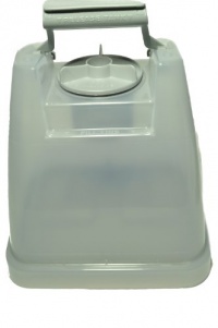 Hoover Steam Cleaner Solution Tank with Lid, Fits: Ultra Steamer Models, tank is square old style Model F 5912-900, Hoover Part Number 42272134