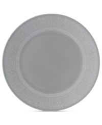Effortlessly chic, the Simplicity salad plate by Vera Wang Wedgwood features a minimalist shape in casual porcelain lined with neutral cream and gray. Effortlessly chic, the Simplicity salad plate by Vera Wang Wedgwood features a minimalist shape in casual porcelain lined with neutral cream and gray.