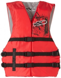 X20 Universal Adult Life Jacket Vest - Red & Black X20 Universal Adult Life Jacket Vest - Red & Black