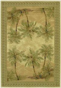 Couristan 2803/6387 Everest Palm Tree/Desert Sand 5-Feet 3-Inch by 7-Feet 6-Inch Rug Couristan 2803/6387 Everest Palm Tree/Desert Sand 5-Feet 3-Inch by 7-Feet 6-Inch Rug