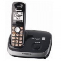 Panasonic KX-TG6511B DECT 6.0 PLUS Expandable Digital Cordless Phone, Black, 1 Handset Panasonic KX-TG6511B DECT 6.0 PLUS Expandable Digital Cordless Phone, Black, 1 Handset
