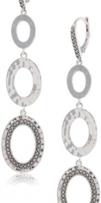 Judith Jack Silver Halo Sterling Silver and Marcasite Hammered Triple Drop Earrings Judith Jack Silver Halo Sterling Silver and Marcasite Hammered Triple Drop Earrings