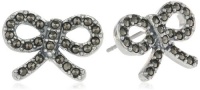 Judith Jack Mini Items Sterling Silver, Marcasite Bow Earrings Judith Jack Mini Items Sterling Silver, Marcasite Bow Earrings