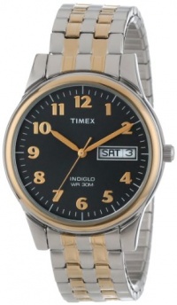 Timex Men's T26481 Elevated Classics Two-Tone Expansion Band Watch Timex Men's T26481 Elevated Classics Two-Tone Expansion Band Watch
