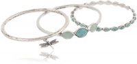 Lucky Brand Silver Bangle Bracelet Set, 7.63 Lucky Brand Silver Bangle Bracelet Set, 7.63