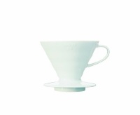 Hario VDC-02W V60 Ceramic Coffee Dripper, White Hario VDC-02W V60 Ceramic Coffee Dripper, White