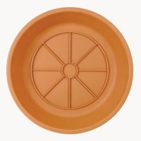 Dynamic Design SA1024TC Saucer, Terracotta, 10-Inch Length