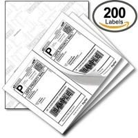 LiteTite 200 Half Sheet Shipping Labels, 5.5 x 8.5 Inches, Same Size as Avery 5126 (2-Up, 100-Sheets, 200-Labels) (05126, 08126) LiteTite 200 Half Sheet Shipping Labels, 5.5 x 8.5 Inches, Same Size as Avery 5126 (2-Up, 100-Sheets, 200-Labels) (05126, 08126)