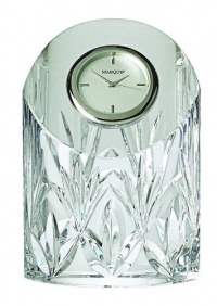 Marquis by Waterford Caprice Medium Clock, 5-Inch Marquis by Waterford Caprice Medium Clock, 5-Inch