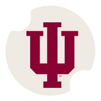 Set of Two Indiana University Carster Collegiate Car Drink Coasters