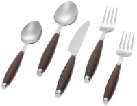Fiesta Cinnabar (Reddish Brown) 5-Piece Flatware Set, Service for 1 Fiesta Cinnabar (Reddish Brown) 5-Piece Flatware Set, Service for 1