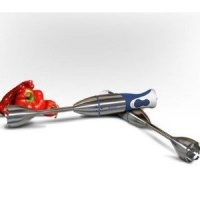 Miallegro 9080 Mitutto 450-Watt Immersion Hand Blender, Stainless Steel with Whisk and Chopper Attachment 5-Speed Turbo Miallegro 9080 Mitutto 450-Watt Immersion Hand Blender, Stainless Steel with Whisk and Chopper Attachment 5-Speed Turbo
