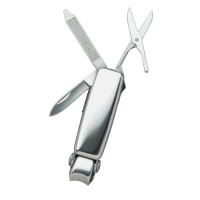 Swiss+Tech SCCSSS Smart Clip KeyChain Nail Clippers with LED Flashlight and Knife Swiss+Tech SCCSSS Smart Clip KeyChain Nail Clippers with LED Flashlight and Knife