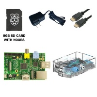 CanaKit Raspberry Pi (512 MB) Complete Starter Kit (Raspberry Pi 512 MB + Clear Case + Micro USB Power Supply + Original Preloaded SD Card + HDMI Cable) CanaKit Raspberry Pi (512 MB) Complete Starter Kit (Raspberry Pi 512 MB + Clear Case + Micro USB Power Supply + Original Preloaded SD Card + HDMI Cable)