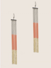 GUESS Silver-Tone, Coral and Gold-tone Tassel , MULTI