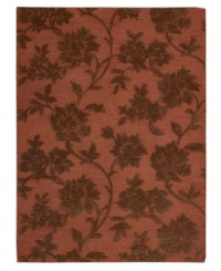 Those with a rosy outlook will embrace the elegant floral motif of this Nourison rug. Hand-tufted from premium-quality wool and meticulously hand-carved for a lush dimensional effect, every detail of this alluring area rug comes together to create a bold focal point in any setting. (Clearance) Those with a rosy outlook will embrace the elegant floral motif of this Nourison rug. Hand-tufted from premium-quality wool and meticulously hand-carved for a lush dimensional effect, every detail of this alluring area rug comes together to create a bold focal point in any setting. (Clearance)