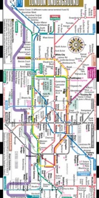 Streetwise London Underground Map - The Tube - Laminated London Metro Map - Folding pocket & wallet size metro map for travel Streetwise London Underground Map - The Tube - Laminated London Metro Map - Folding pocket & wallet size metro map for travel