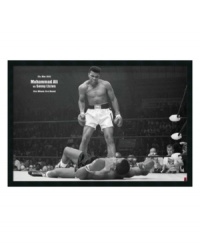 Get a piece of sports history. A snapshot of the highly anticipated 1965 heavyweight championship match between Muhammed Ali and Sonny Liston, this large art print features boxing's finest at the first minute of the first round. Get a piece of sports history. A snapshot of the highly anticipated 1965 heavyweight championship match between Muhammed Ali and Sonny Liston, this large art print features boxing's finest at the first minute of the first round.