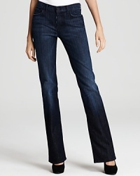 7 For All Mankind Jeans - Mid Rise Bootcut Jeans in Los Angeles Dark Wash 7 For All Mankind Jeans - Mid Rise Bootcut Jeans in Los Angeles Dark Wash
