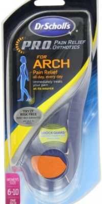 Dr Scholl's Arch Pain Relief Orthotic Womens, Sizes 6 - 10