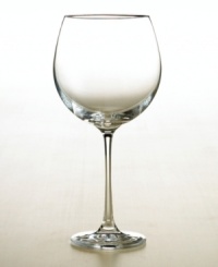 This handsome set of red wine glasses doubles for formal or casual occasions. In expertly crafted Polish glass, The Cellar Premium Krosno glassware elevates your table with chic simplicity. Holds 23 oz. This handsome set of red wine glasses doubles for formal or casual occasions. In expertly crafted Polish glass, The Cellar Premium Krosno glassware elevates your table with chic simplicity. Holds 23 oz.