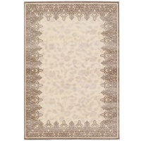 Couristan 1240/0219 PAVE Vivienne 60-Inch by 90-Inch Chenille Area Rug, Cream/ Silver Couristan 1240/0219 PAVE Vivienne 60-Inch by 90-Inch Chenille Area Rug, Cream/ Silver