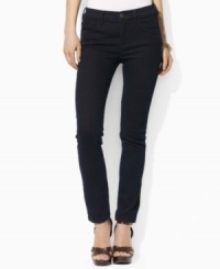 Lauren Jeans Co.'s petite slimming modern jeans are crafted in a chic ankle-length silhouette and cut with a slim leg. (Clearance) Lauren Jeans Co.'s petite slimming modern jeans are crafted in a chic ankle-length silhouette and cut with a slim leg. (Clearance)