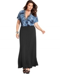 Take your casual style to epic lengths with MICHAEL Michael Kors' plus size maxi skirt! Take your casual style to epic lengths with MICHAEL Michael Kors' plus size maxi skirt!