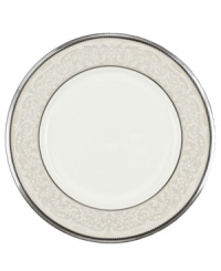 For more than 90 years, Noritake has made an art of setting the table. Whether you host gala home soirees or prefer to dine casually with the family, Noritake has a perfect tabletop setting for you. The formal Silver Palace collection is a masterpiece of textural contrast, combining smooth white bone china with a band of embossed, silver-trimmed detailing, lavishly finished with a polished platinum rim. For more than 90 years, Noritake has made an art of setting the table. Whether you host gala home soirees or prefer to dine casually with the family, Noritake has a perfect tabletop setting for you. The formal Silver Palace collection is a masterpiece of textural contrast, combining smooth white bone china with a band of embossed, silver-trimmed detailing, lavishly finished with a polished platinum rim.