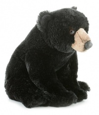 Aurora Plush Blackstone Bear Flopsie - 12 Aurora Plush Blackstone Bear Flopsie - 12