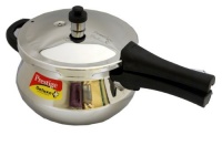 Prestige Deluxe Stainless Steel Mini Handi Pressure Cooker, 3.3-Liter Prestige Deluxe Stainless Steel Mini Handi Pressure Cooker, 3.3-Liter