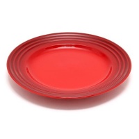 Le Creuset Stoneware 12-Inch Dinner Plate, Cherry Le Creuset Stoneware 12-Inch Dinner Plate, Cherry
