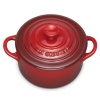 Le Creuset Stoneware 8-Ounce Petite Round Covered Casserole, Cherry