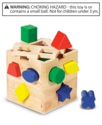 Give shape to your child's imagination - this colorful block set challenges them to match each block with the corresponding slot. Ages 2 and up. Give shape to your child's imagination - this colorful block set challenges them to match each block with the corresponding slot. Ages 2 and up.