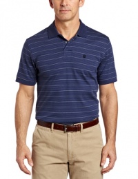 IZOD Men's Interlock Polo Smooth Auto Stripe Shirt IZOD Men's Interlock Polo Smooth Auto Stripe Shirt