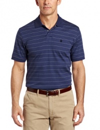 IZOD Men's Interlock Polo Smooth Auto Stripe Shirt