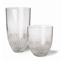 Vera Wang Chime Double Old Fashion Crystal Glasses Set of 4 By Wedgwood Made in Germany Vera Wang Chime Double Old Fashion Crystal Glasses Set of 4 By Wedgwood Made in Germany