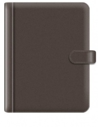 Pierre Belvedere A4/Letter Size Snap Portfolio, Refillable, Chocolate (676480) Pierre Belvedere A4/Letter Size Snap Portfolio, Refillable, Chocolate (676480)