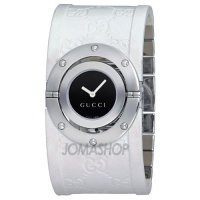 Gucci Twirl Collection Ladies White GG Rubber Watch YA112422 Gucci Twirl Collection Ladies White GG Rubber Watch YA112422