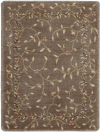 Nourison Zanibar Vines of Flowers Khaki 2.0-Feet by 2.9-Feet Polyacrylic Area Rug Nourison Zanibar Vines of Flowers Khaki 2.0-Feet by 2.9-Feet Polyacrylic Area Rug