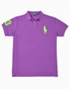 Polo Ralph Lauren Custom-Fit Big Pony Polo, Purple, XL