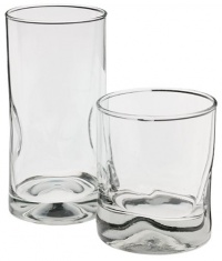 Crisa Impressions 16 piece beverage set, item 1786426, clear Crisa Impressions 16 piece beverage set, item 1786426, clear