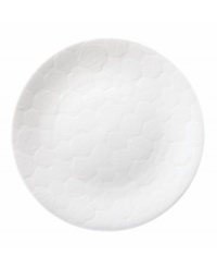 Modern romance. Covered in sculpted blooms, Marchesa Rose dinner plates from Marchesa by Lenox evoke the designer's couture gowns in glossy white bone china. Modern romance. Covered in sculpted blooms, Marchesa Rose dinner plates from Marchesa by Lenox evoke the designer's couture gowns in glossy white bone china.