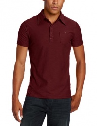 Diesel Men's Reversed Slub Jersey Polo Shirt Diesel Men's Reversed Slub Jersey Polo Shirt