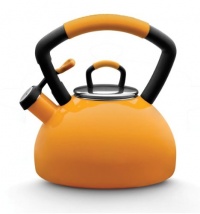KitchenAid Teakettle 2-1/4-Quart Porcelain Enamel on Steel Soft Grip Kettle, Mustard KitchenAid Teakettle 2-1/4-Quart Porcelain Enamel on Steel Soft Grip Kettle, Mustard