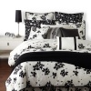 Lauren by Ralph Lauren Port Palace White & Black Floral KING Bedskirt