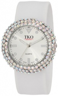 TKO ORLOGI Women's TK613CL Crystal Slap White Watch TKO ORLOGI Women's TK613CL Crystal Slap White Watch