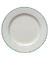Bring a taste of nostalgia to casual tables with the America's Original Diner collection from Homer Laughlin. A retro-cool pattern in colors that complement Fiesta makes the banded dinner plates an irresistible blast from the past. Ultra-durable china promises to brighten your meals indefinitely. Bring a taste of nostalgia to casual tables with the America's Original Diner collection from Homer Laughlin. A retro-cool pattern in colors that complement Fiesta makes the banded dinner plates an irresistible blast from the past. Ultra-durable china promises to brighten your meals indefinitely.